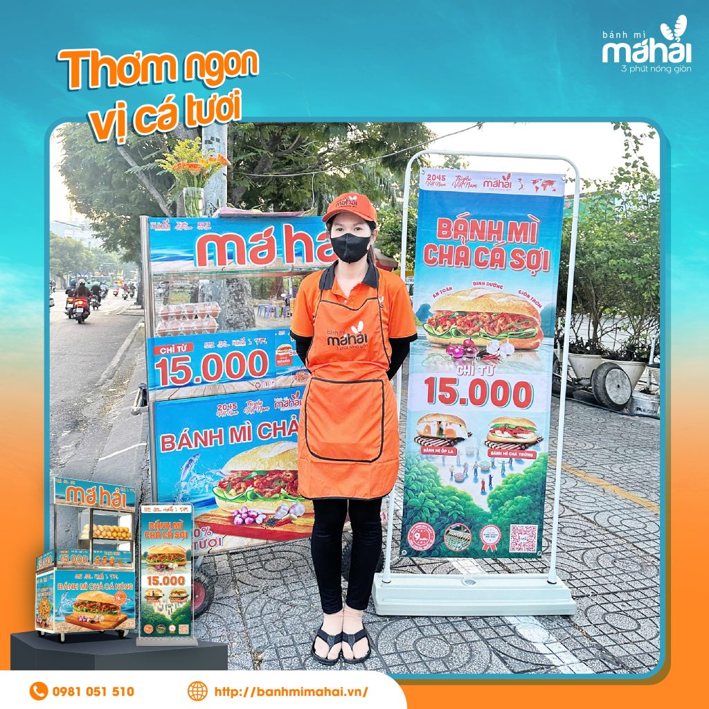 Mẫu xe bánh mì Má Hải 2023