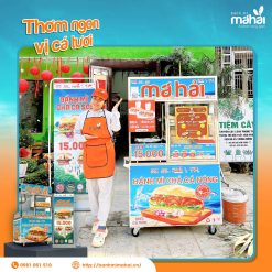 Đối tác nhượng quyền Bánh Mì Má Hải vận hành kiosk
