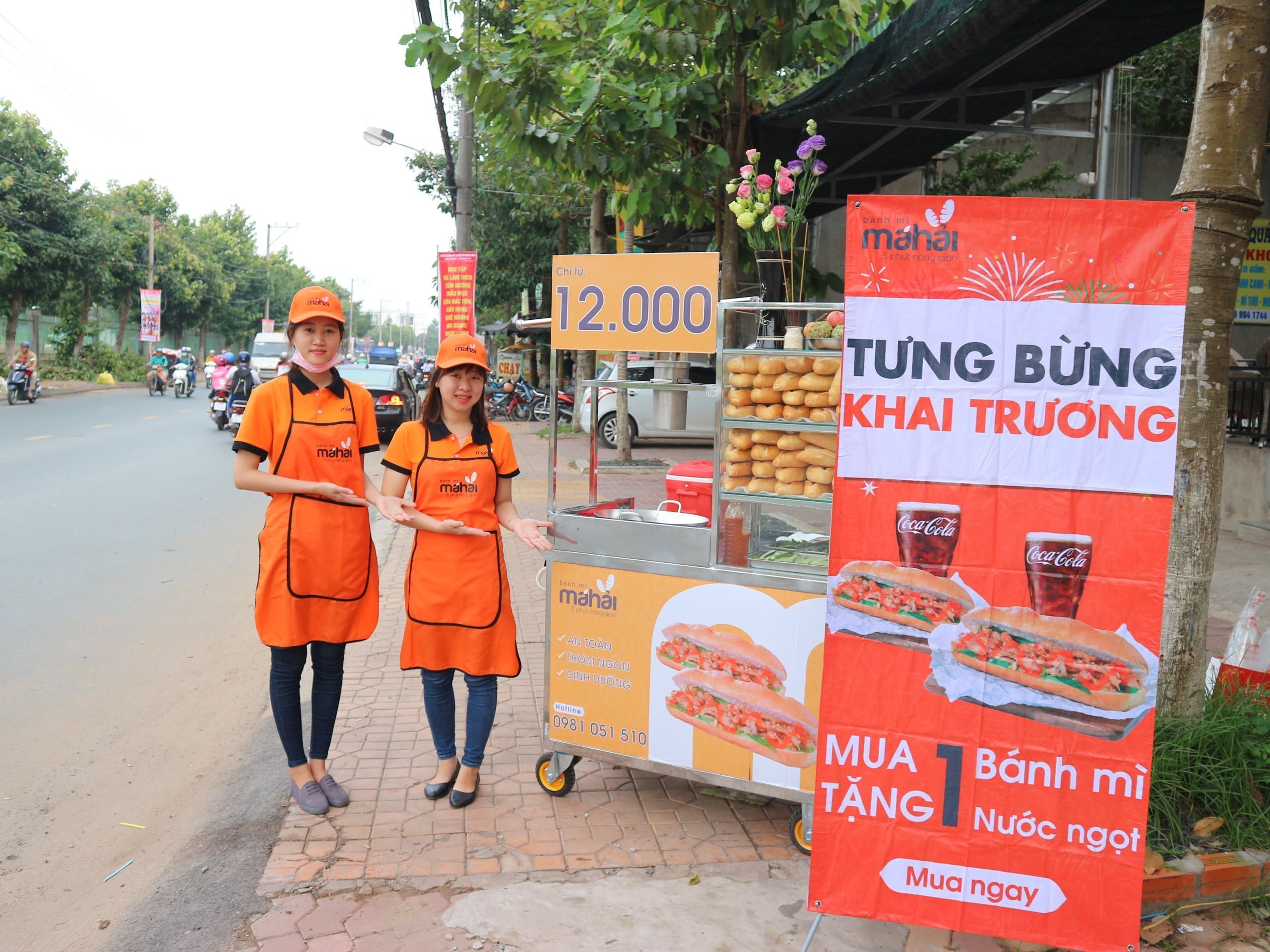 Bánh mì Má Hải phát triển thương hiệu từ xe bánh trên hè phố.