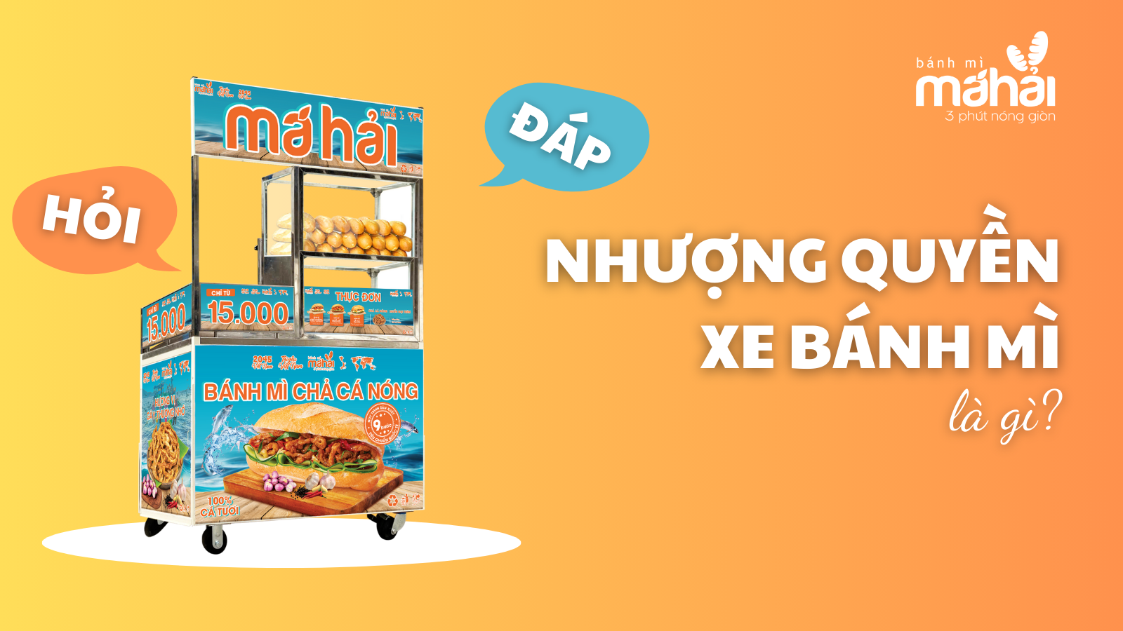 Tại sao nên nhượng quyền Bánh mì Má Hải?