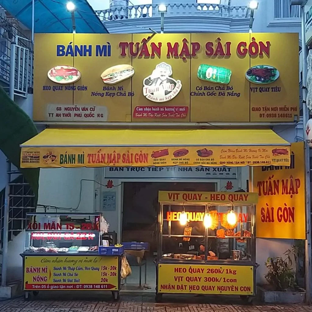 Mô hình nhượng quyền: Cửa hàng Bánh mì tuấn mập tại Phú Quốc