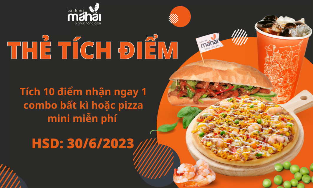 Chương trình thẻ tích điểm sẽ phù hợp để xây dựng khách hàng trung thành không chỉ riêng cho kinh doanh bánh mì chả cá.