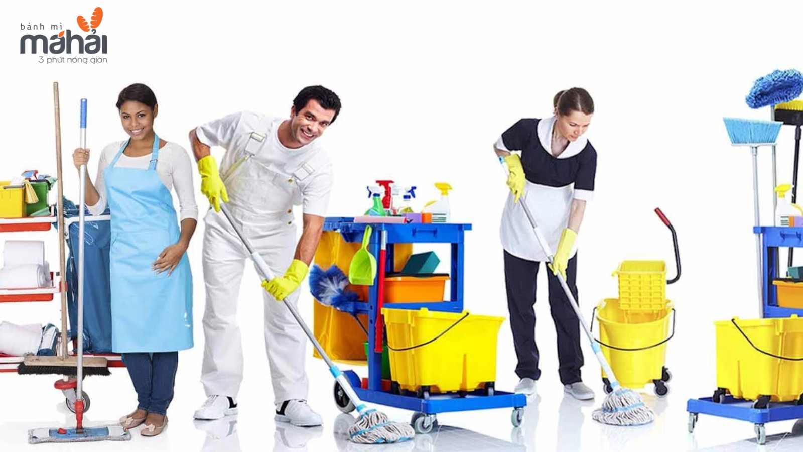Gần Tết và trong Tết, nhu cầu tuyển dụng nhân viên dọn dẹp làm thời vụ cũng khá lớn. (Nguồn ảnh: Internet).