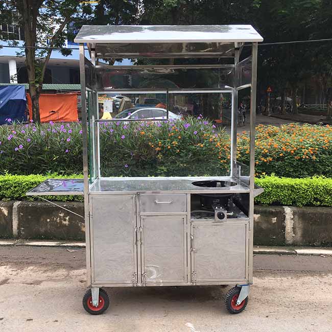 Nếu bạn dự tính bán từ 200-300 ổ mỗi ngày thì chỉ mua xe kích thước nhỏ là vừa đẹp. (Nguồn ảnh: Internet)