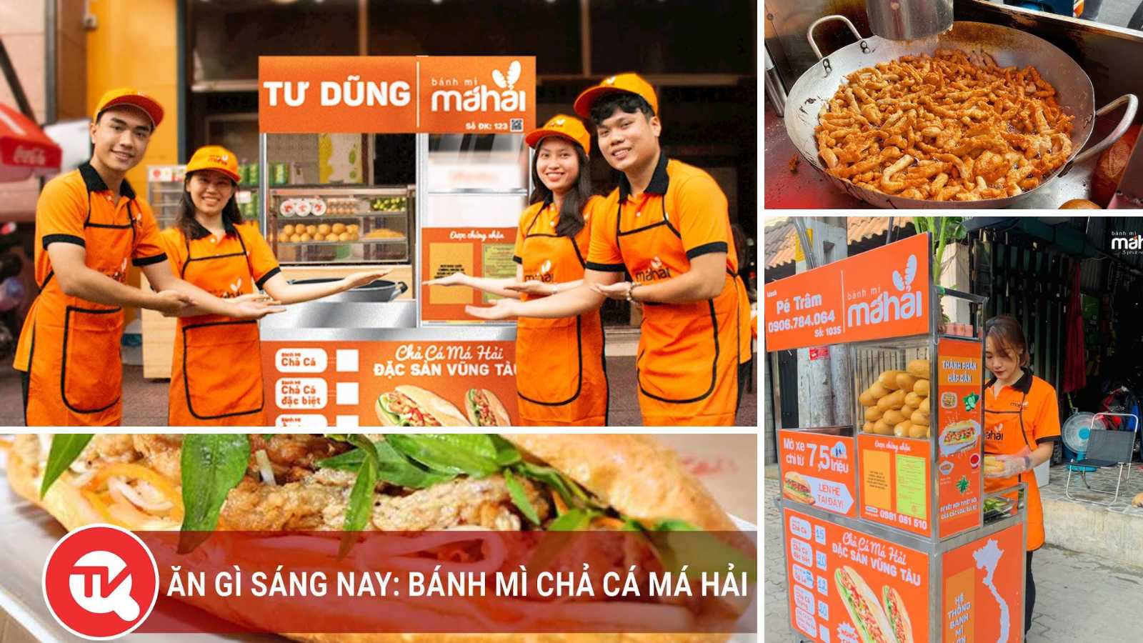 Bí quyết kinh doanh bánh mì Má Hải đưa cho bạn đó là càng nổi bật thì càng tốt. (Nguồn ảnh: Internet)