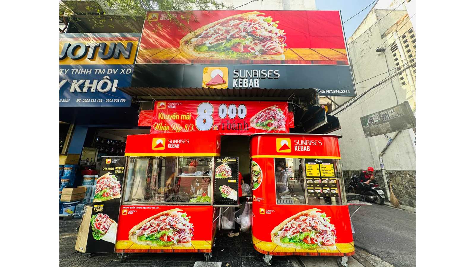 Mô hình nhượng quyền bánh mì Thổ Nhĩ Kỳ của Sunrises Kebab. (Nguồn ảnh: Internet)