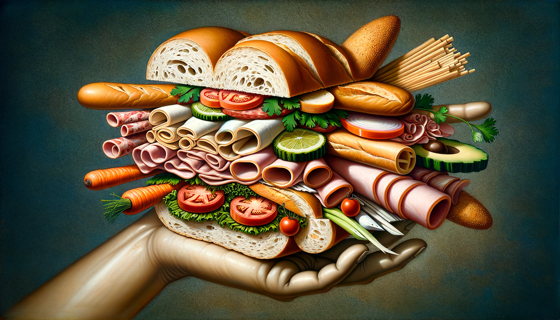 bánh mì Việt Nam.