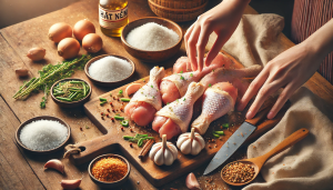 Nên cắt gà thành những miếng vừa ăn, không quá nhỏ để khi nấu lagu, gà không bị nát và giữ được độ ngọt tự nhiên của thịt.