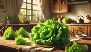 Xà lách không chỉ giúp làm cho bánh mì trông đẹp mắt hơn mà còn mang lại sự tươi mát và cân bằng về hương vị.