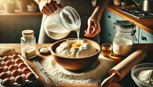 Sử dụng spatula hoặc bàn tay của bạn để kết hợp mọi thứ lại với nhau