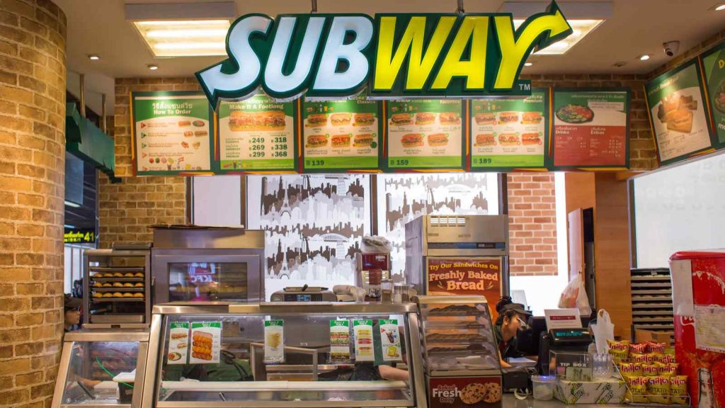 Subway - một trong những thương hiệu nhượng quyền nổi tiếng trên thế giới.