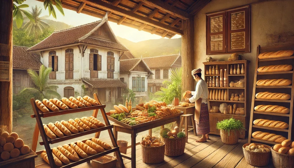 Bánh mì Khao Jee Pâté ra đời trong thời kỳ Pháp thuộc ở Lào (1893-1954)