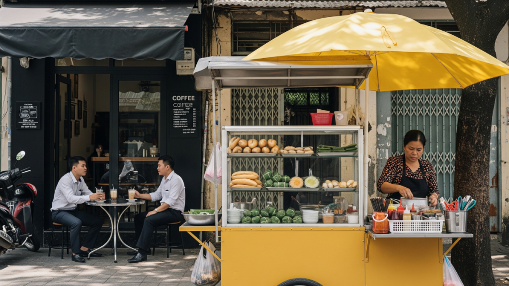 khởi nghiệp quán cà phê ăn sáng