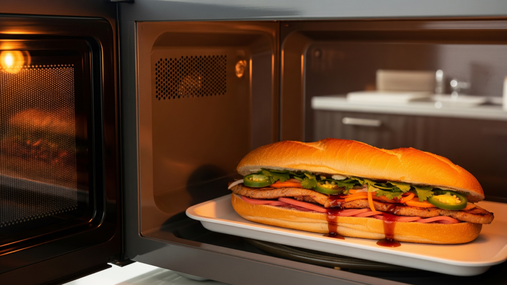 bảo quản bánh mì thịt
