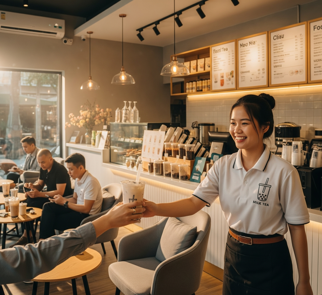 nhượng quyền trà sữa