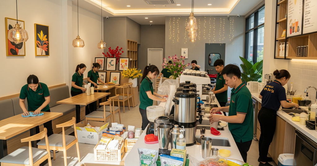 nhượng quyền trà sữa