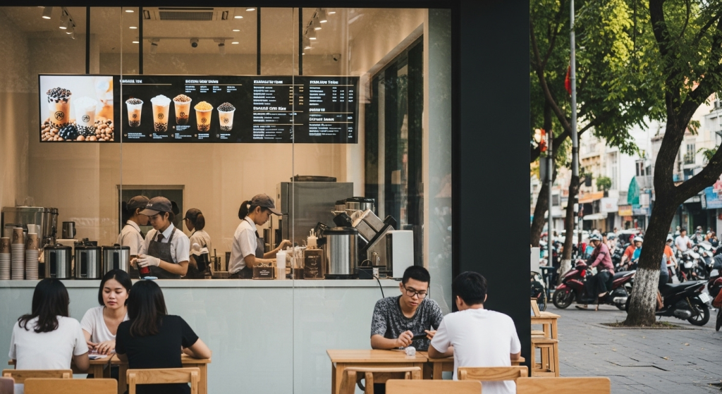 nhượng quyền thương hiệu trà sữa