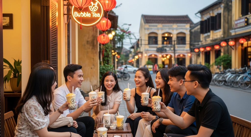 nhượng quyền thương hiệu trà sữa