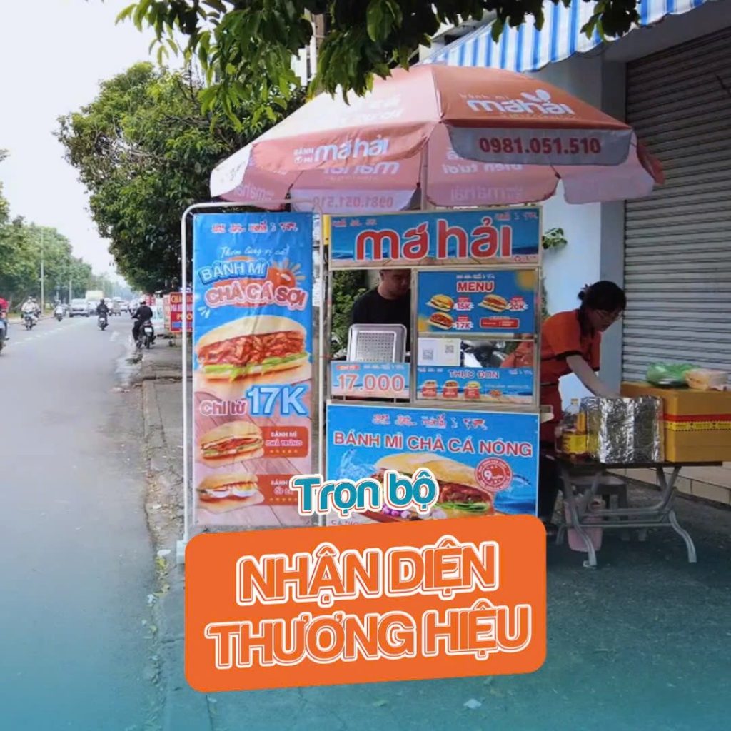 xe bánh mì di động