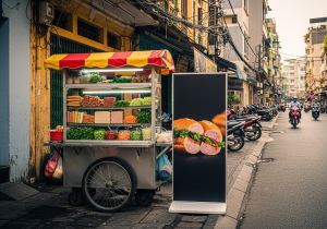 xe bánh mì di động